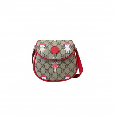 GUCCI CHILDREN'S PRINTED GG SHOULDER BAG 814014 (16*15*2.5cm)